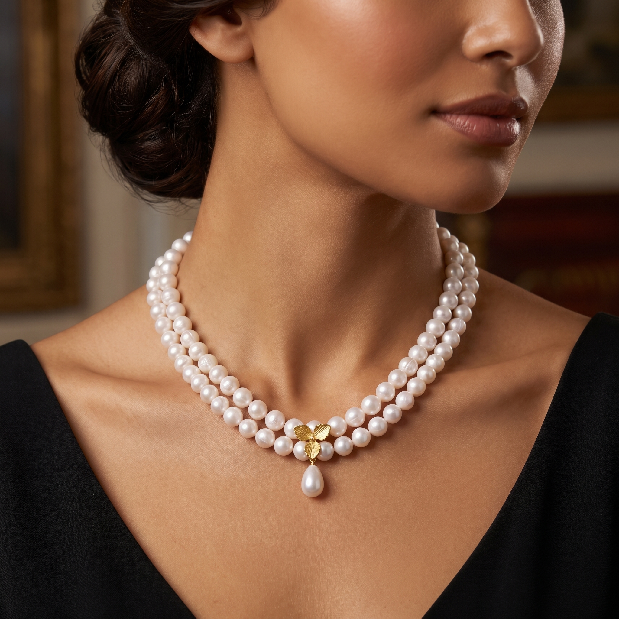 Diamond Luxury Fine Jewelry | 74.03 g Gross Weight | 0.15 CT Diamonds | 18K Fine Gold | IGI | Saleh Sallom Secondary image