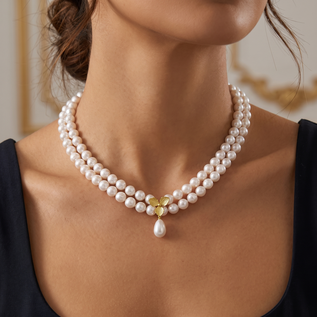Diamond Luxury Fine Jewelry | 74.03 g Gross Weight | 0.15 CT Diamonds | 18K Fine Gold | IGI | Saleh Sallom