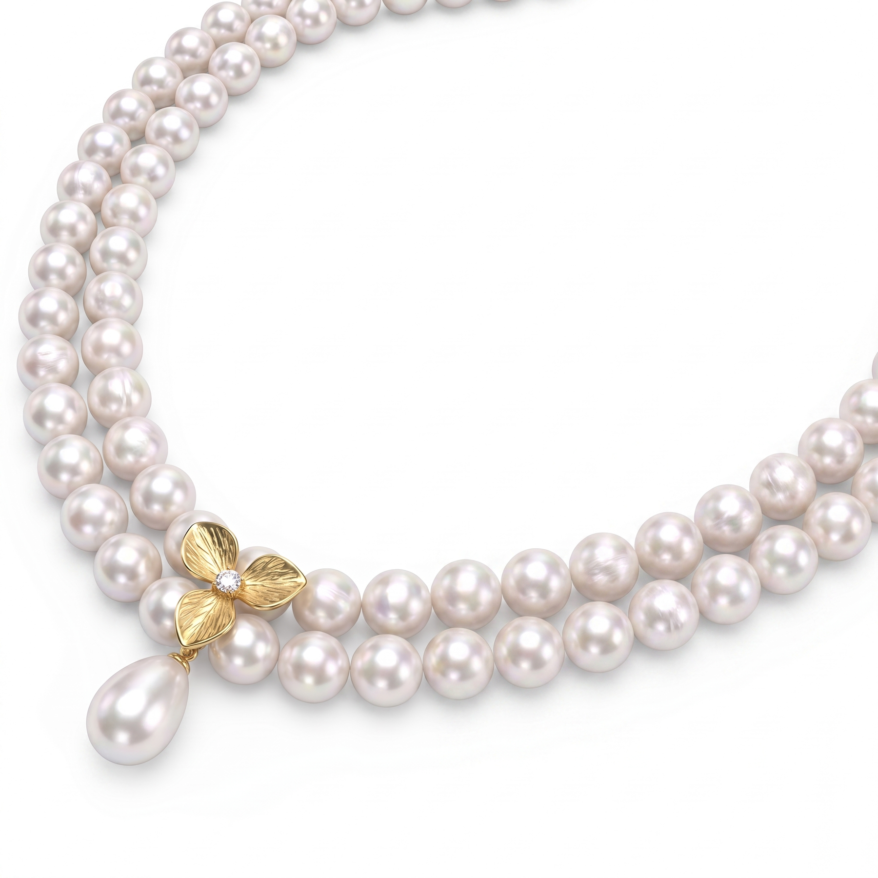 Diamond Luxury Fine Jewelry | 74.03 g Gross Weight | 0.15 CT Diamonds | 18K Fine Gold | IGI | Saleh Sallom