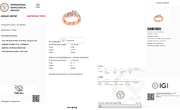 IGI Certified Natural Diamond Stackable Ring | 0.20 CT Natural Diamonds | 18K Yellow & White Gold | Saleh Sallom Jewelry