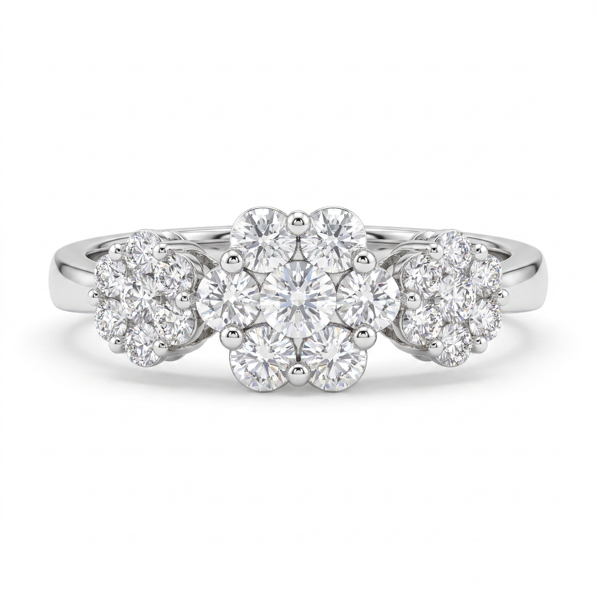 IGI Certified Natural Diamond Fine Jewelry Set | 22.65 CT Natural Diamonds | F–G | VVS–VS | 18K White Gold