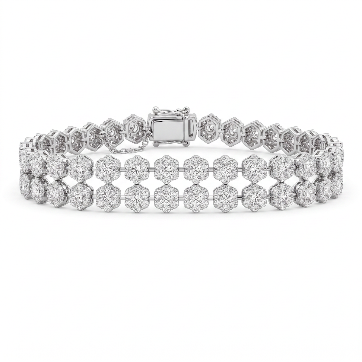 IGI Certified Natural Diamond Fine Jewelry Set | 22.65 CT Natural Diamonds | F–G | VVS–VS | 18K White Gold