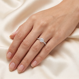 Round Lab Created Diamond Solitaire Ring | 2.64 CT Lab Created Diamonds | 14K Gold | Saleh Sallom