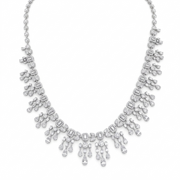 American Diamond Complete Bridal Jewelry Set in 925 Sterling Silver