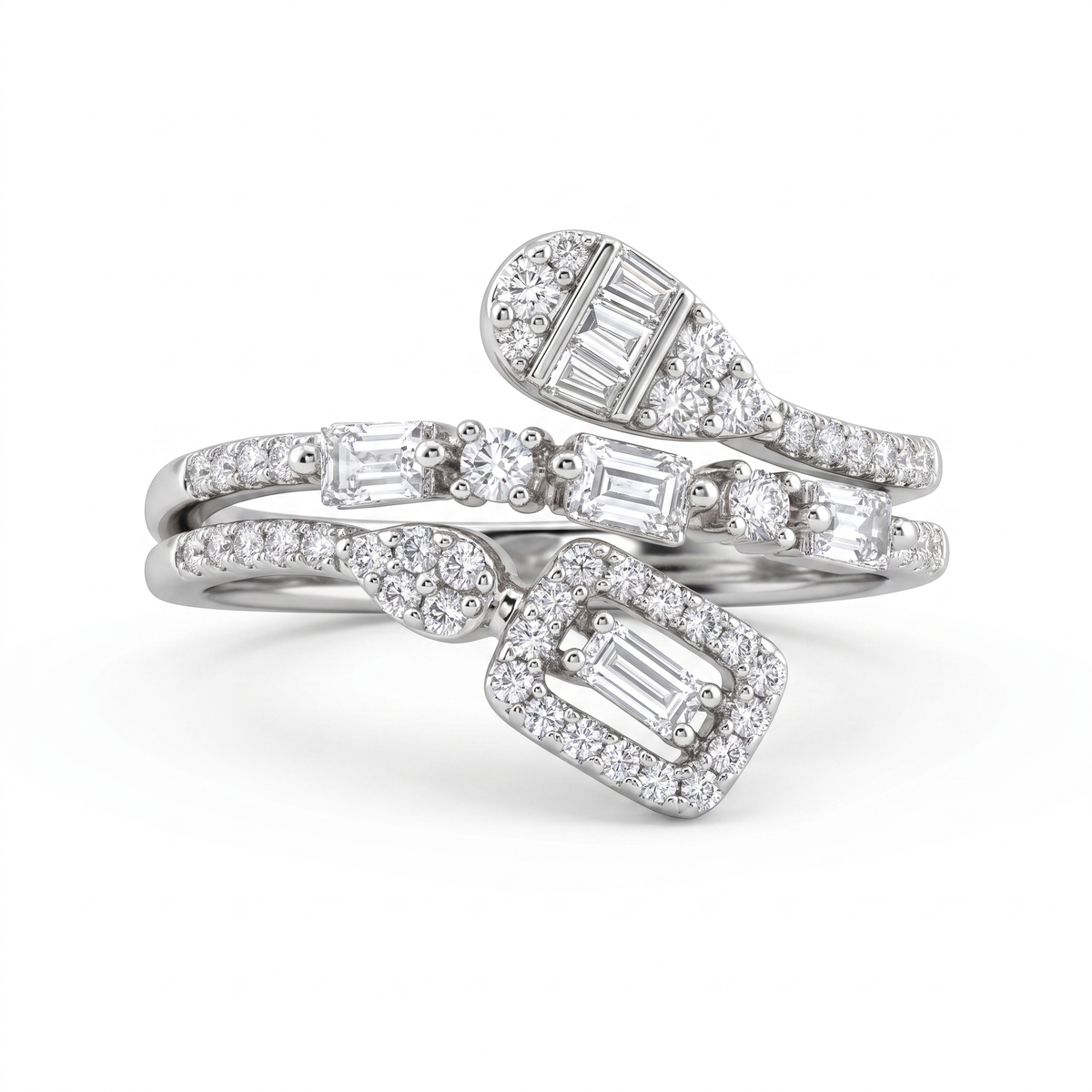 American Diamond Complete Bridal Jewelry Set in 925 Sterling Silver