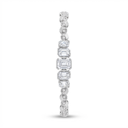 American Diamond Geometric Complete Jewelry Set in 925 Sterling Silver
