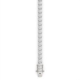 Classic Round American Diamond Tennis Bracelet in 925 Sterling Silver