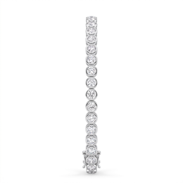 Classic Round American Diamond Tennis Bracelet in 925 Sterling Silver