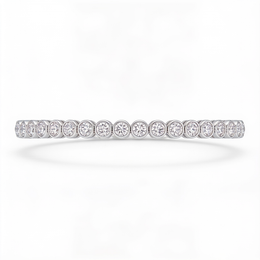 Classic Round American Diamond Tennis Bracelet in 925 Sterling Silver