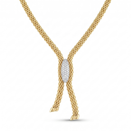 Tri-Color American Diamond Mesh Jewelry Set in 925 Sterling Silver