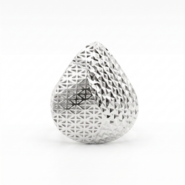 Geometric Faceted Statement Ring in 925 Sterling Silver