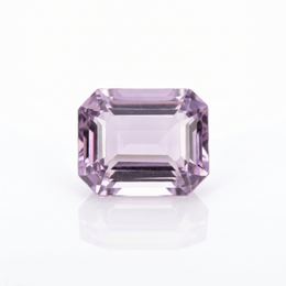 IGI Certified Laboratory Grown Pink Sapphire | 7.30 Carat Emerald Cut | Light Pink Gemstone