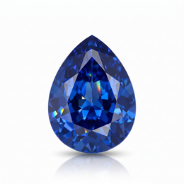 IGI Certified Laboratory Grown Blue Spinel | 17.23 Carat Pear Mixed Cut | Premium Statement Gemstone