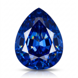 IGI Certified Laboratory Grown Blue Spinel | 17.23 Carat Pear Mixed Cut | Premium Statement Gemstone