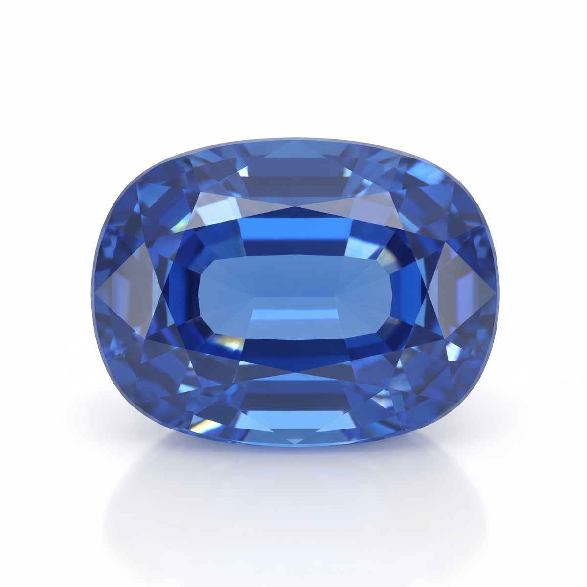 IGI Certified Laboratory Grown Blue Spinel | 9.54 Carat Cushion Mixed Cut | Premium Vivid Blue Gemstone