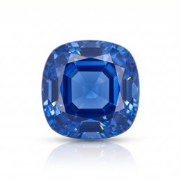 IGI Certified Laboratory Grown Blue Spinel | 4.32 Carat Square Cushion Mixed Cut | Vivid Blue Gemstone