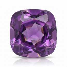 IGI Certified Laboratory Grown Pink Sapphire | 2.91 Carat Square Cushion Mixed Cut | Elegant Purplish Pink Gemstone