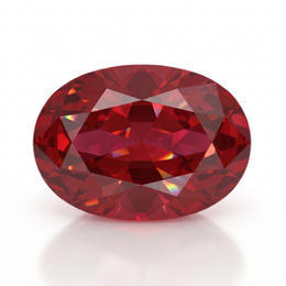IGI Certified Laboratory Grown Ruby | 6.70 Carat Oval Brilliant Cut | Premium Red Gemstone