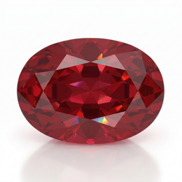 IGI Certified Laboratory Grown Ruby | 7.02 Carat Oval Brilliant Cut | Premium Red Gemstone