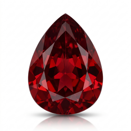 IGI Certified Laboratory Grown Ruby | 6.44 Carat Pear Mixed Cut | Elegant Red Gemstone