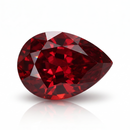 IGI Certified Laboratory Grown Ruby | 6.44 Carat Pear Mixed Cut | Elegant Red Gemstone