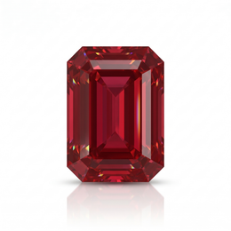 IGI Certified Laboratory Grown Ruby | 13.59 Carat Emerald Cut | Premium Red Statement Gemstone