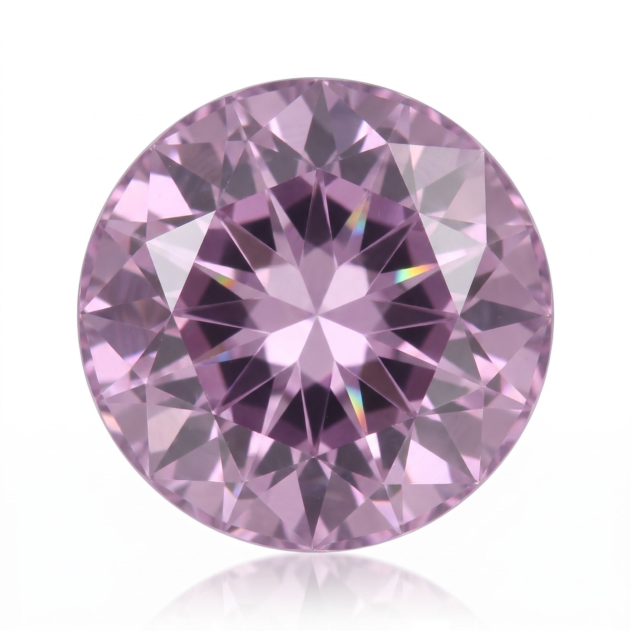 IGI Certified Laboratory Grown Pink Sapphire | 10.22 Carat Round Mixed Cut | Premium Statement Gem Secondary image