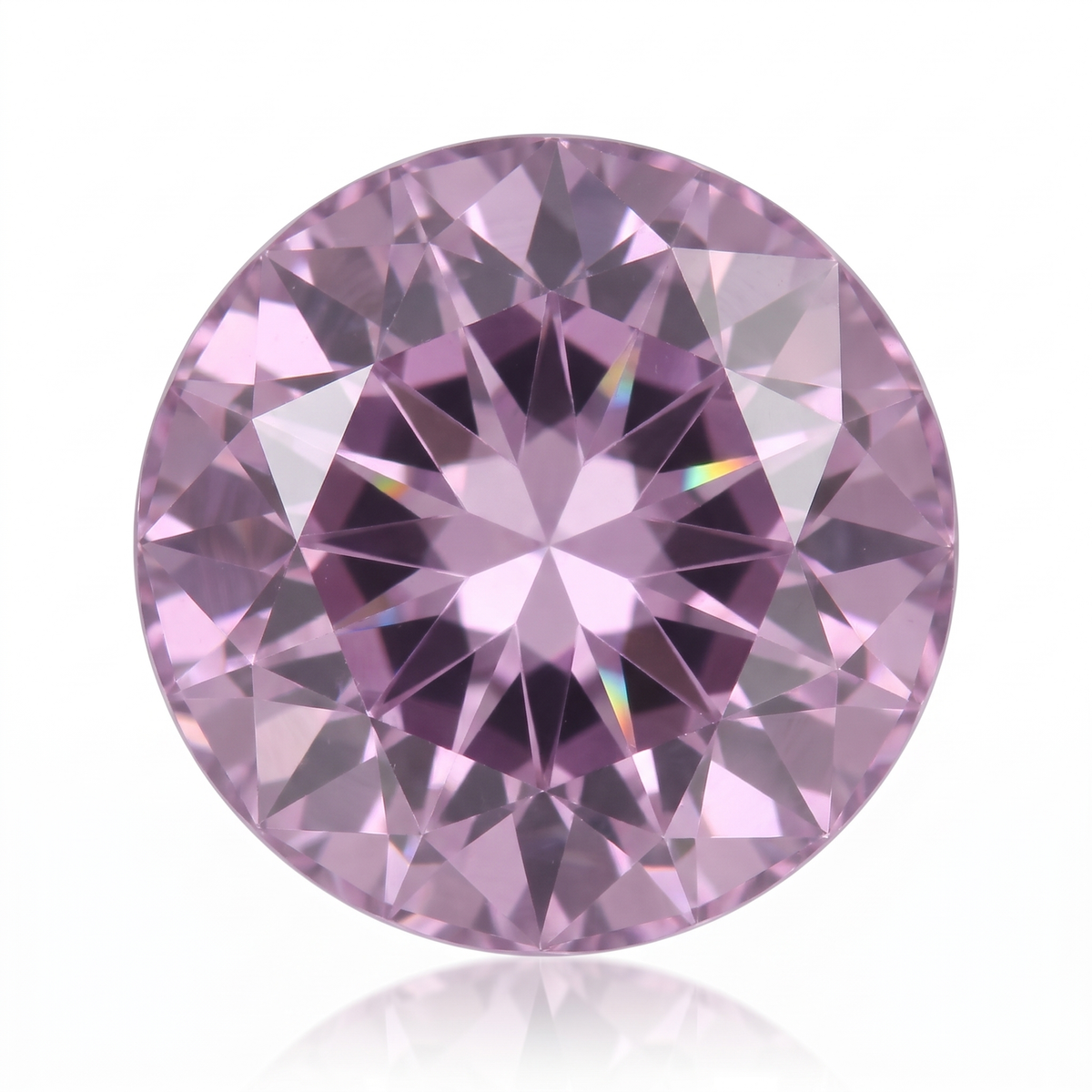 IGI Certified Laboratory Grown Pink Sapphire | 10.22 Carat Round Mixed Cut | Premium Statement Gem