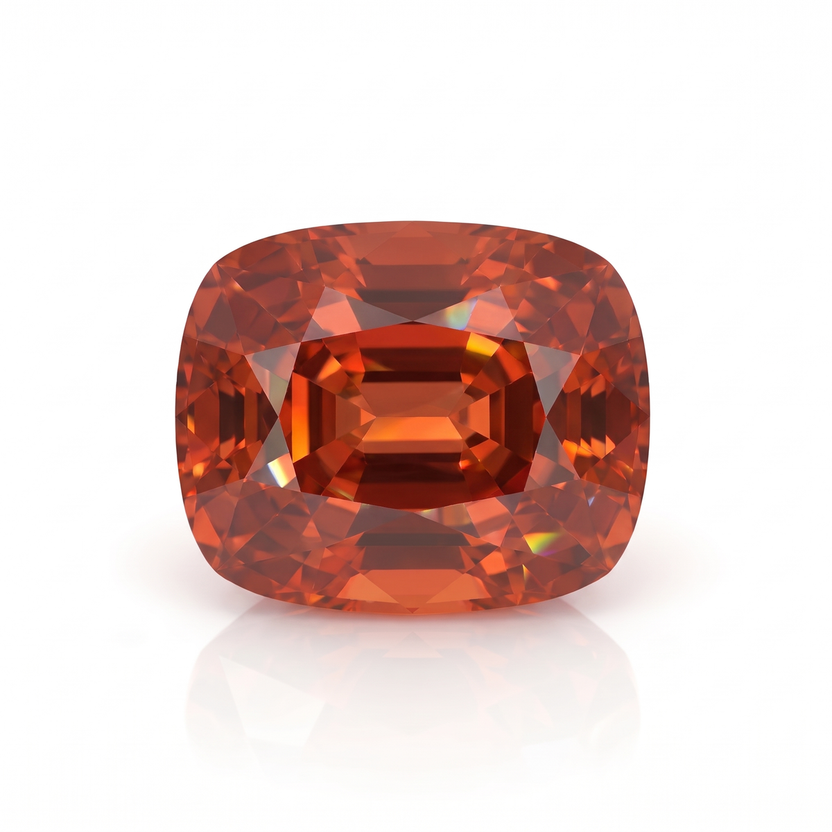 IGI Certified Laboratory Grown Ruby | 8.78 Carat Cushion Mixed Cut | Luxury Statement Gemstone Main image