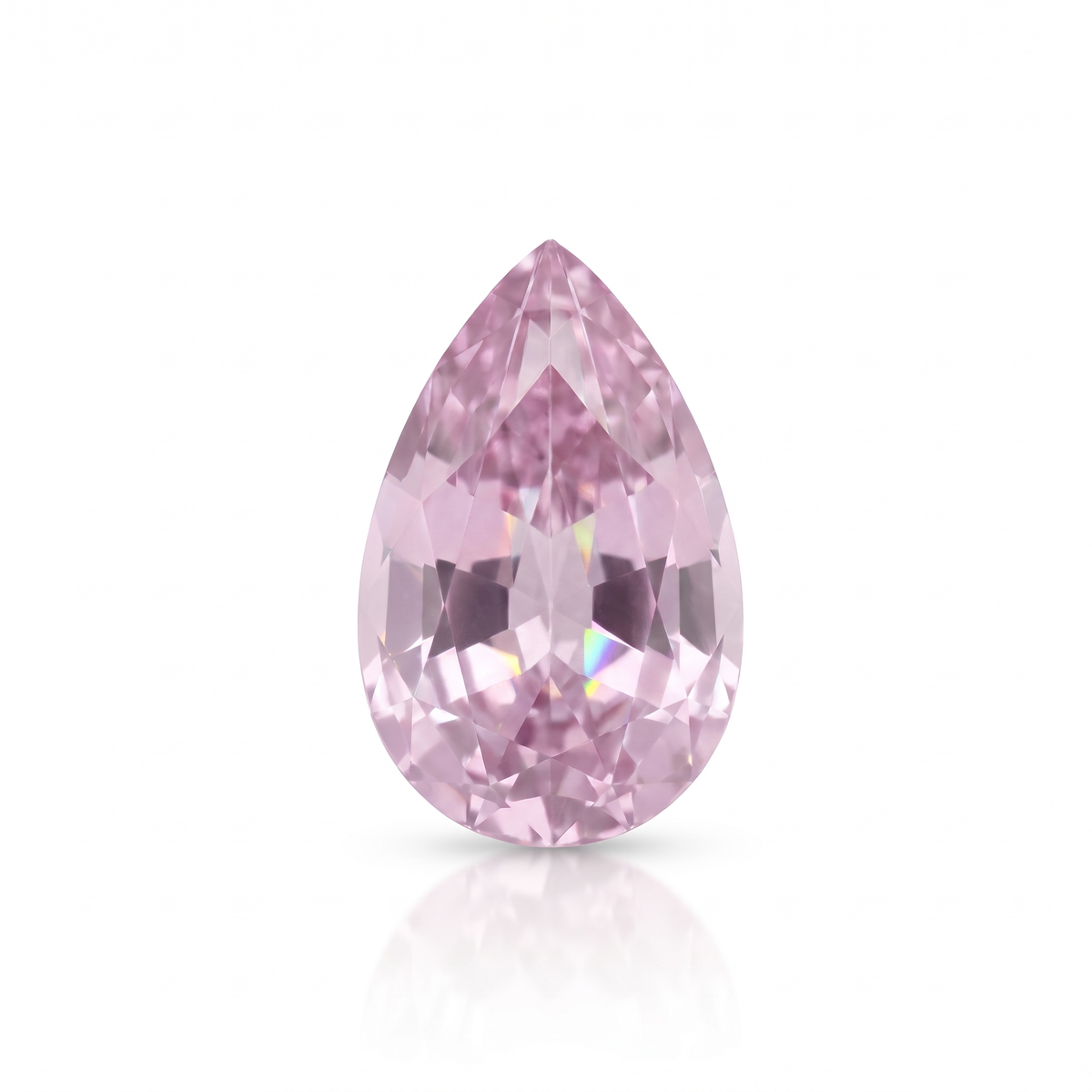 IGI Certified Laboratory Grown Pink Sapphire | 5.87 Carat Pear Mixed Cut | Luxury Statement Gemstone Main image