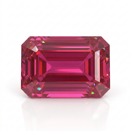 IGI Certified Laboratory Grown Ruby | Cushion Modified Brilliant Cut | 0.61 Carat Fine Red Gemstone