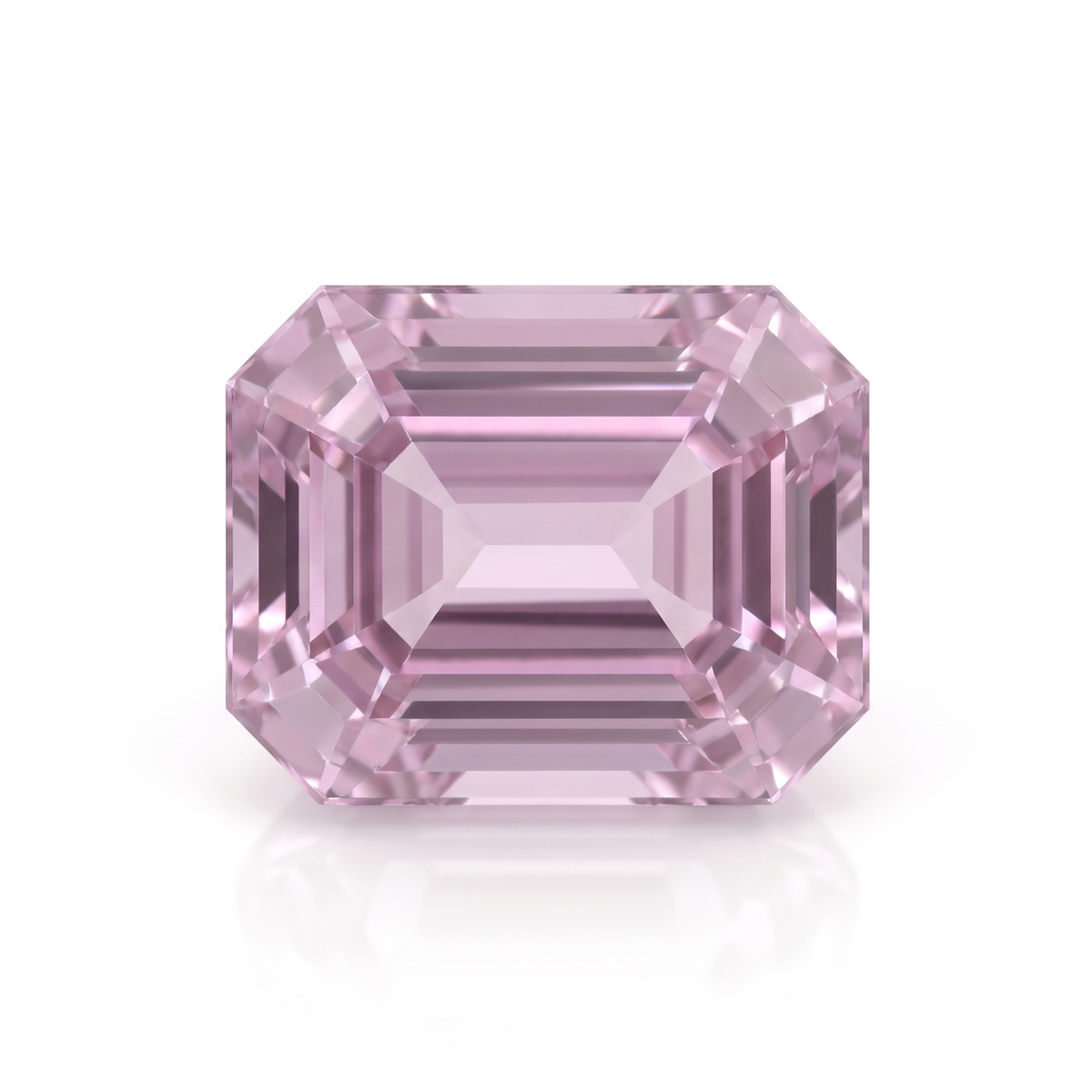 IGI Certified Laboratory Grown Pink Sapphire | 2.91 Carat Emerald Cut | Fine Luxury Gemstone Main image