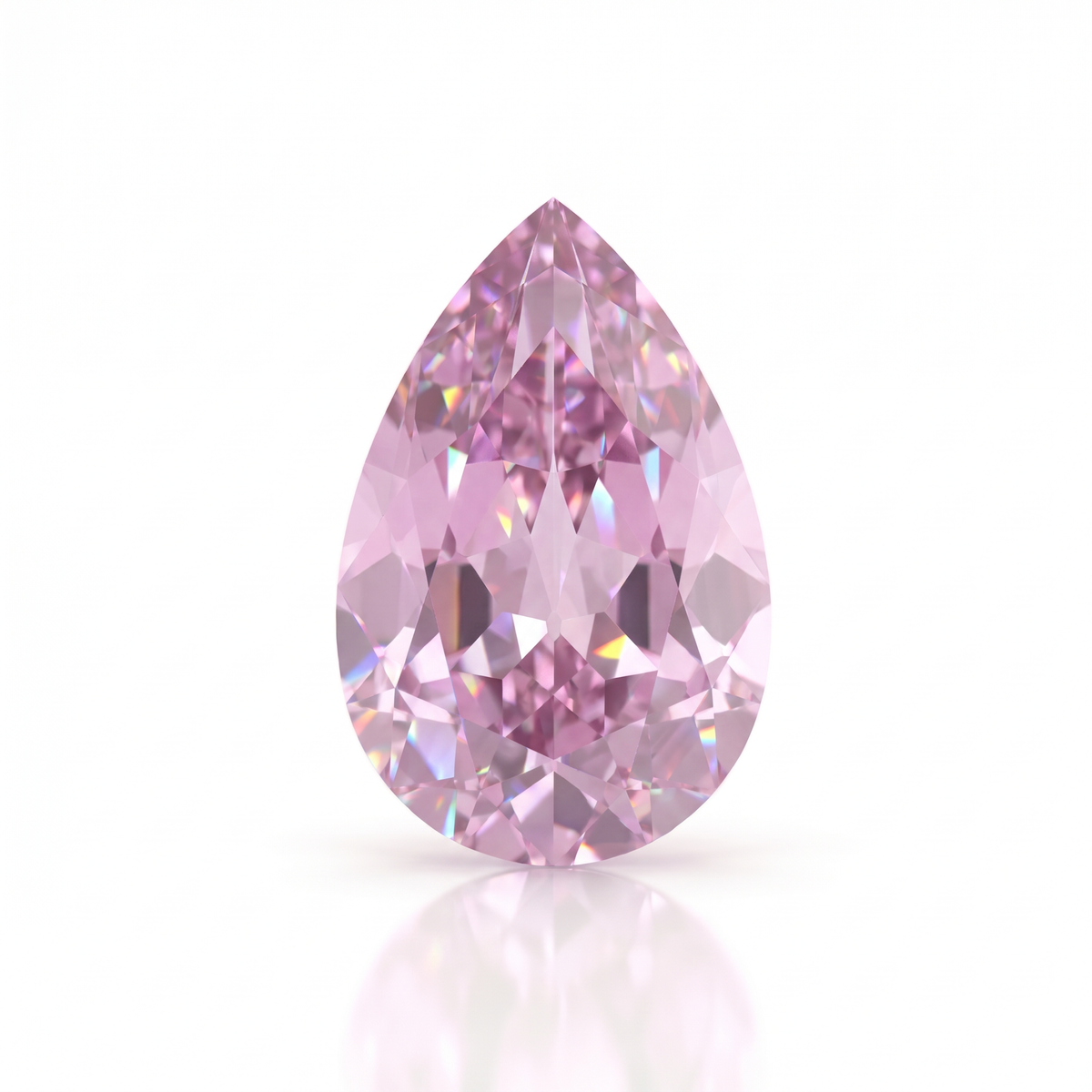 IGI Certified Laboratory Grown Pink Sapphire | 4.79 Carat Pear Mixed Cut | Luxury Gemstone