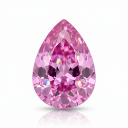 IGI Certified Laboratory Grown Purplish Pink Sapphire | 5.04 Carat Pear Mixed Cut | Luxury Gemstone