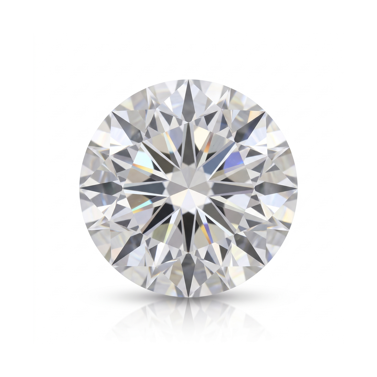 IGI Certified Laboratory Grown Colorless Sapphire | 2.54 Carat Round Brilliant | Luxury Gemstone Main image