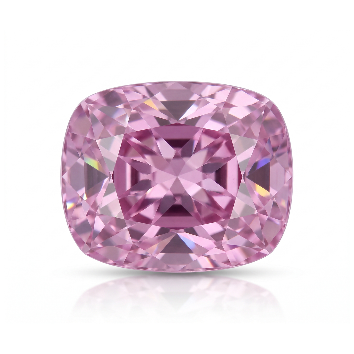 IGI Certified Laboratory Grown Pink Sapphire | 10.41 Carat Cushion Mixed Cut | Luxury Gemstone