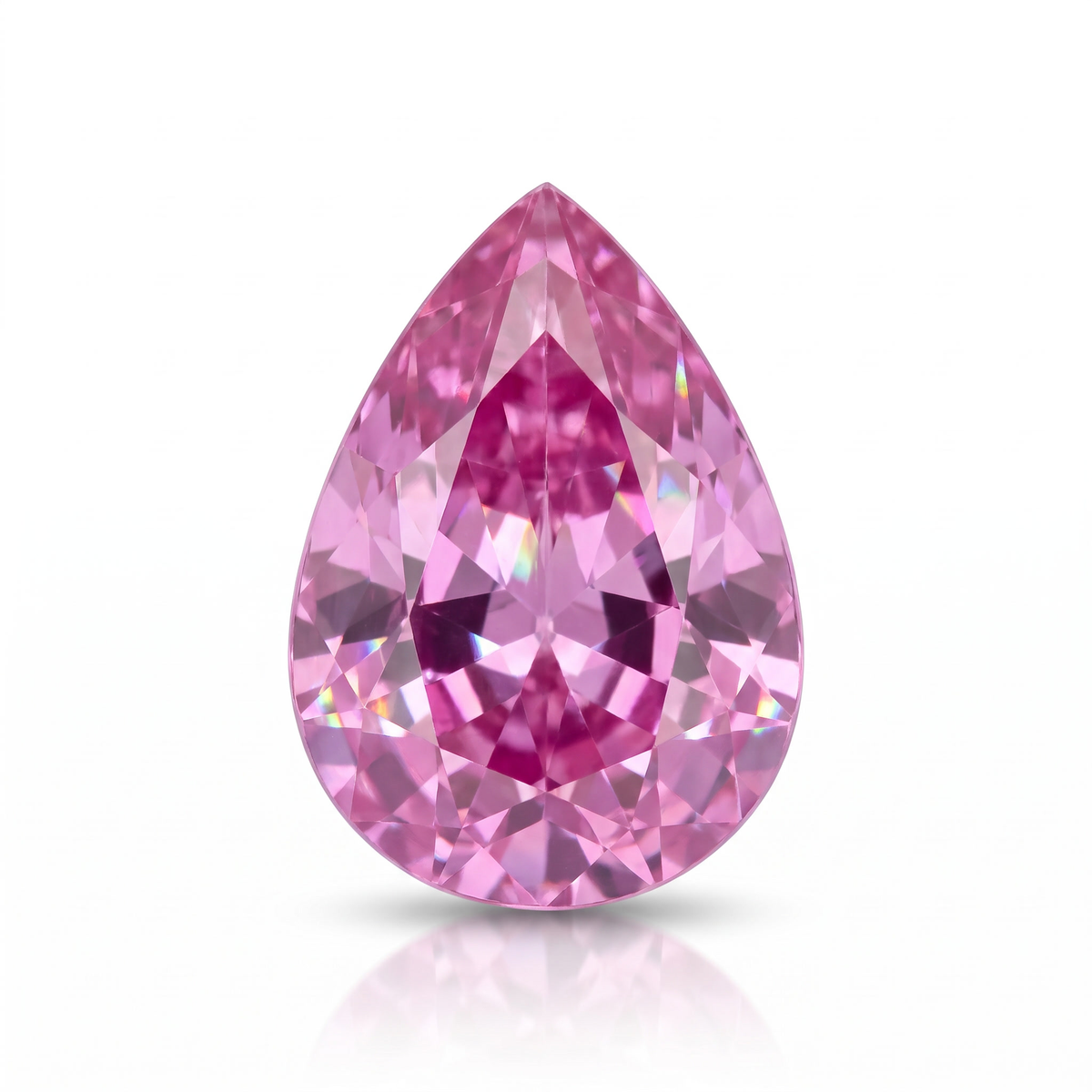 IGI Certified Laboratory Grown Pink Sapphire | 1.70 Carat Pear Mixed Cut | Luxury Gemstone