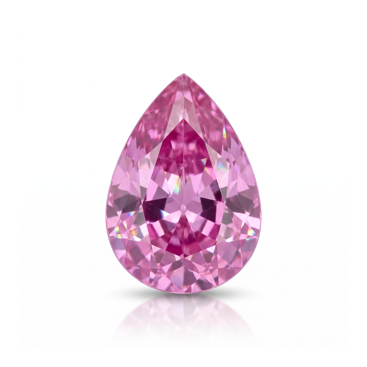 IGI Certified Laboratory Grown Pink Sapphire | 1.70 Carat Pear Mixed Cut | Luxury Gemstone