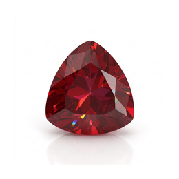 IGI Certified Laboratory Grown Ruby | 1.53 Carat Trillion Cut | Purplish Red