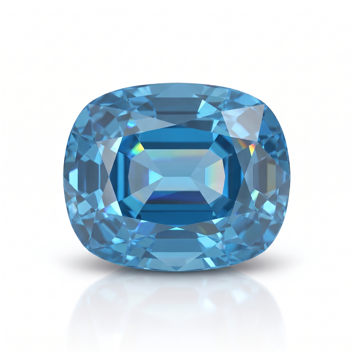 IGI Certified Laboratory Grown Blue Spinel | 5.69 Carat Cushion Mixed Cut | Elegant Statement Gemstone