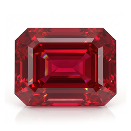 IGI Certified Laboratory Grown Ruby | 5.53 Carat Emerald Cut | Elegant Statement Gemstone
