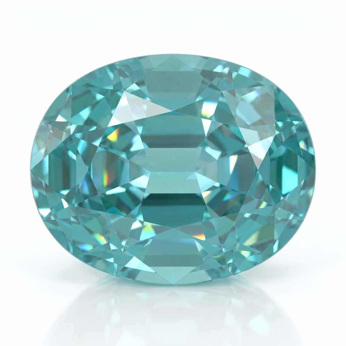 IGI Certified Laboratory Grown Green Spinel | 5.29 Carat Oval Mixed Cut | Elegant Fine Gemstone Main image