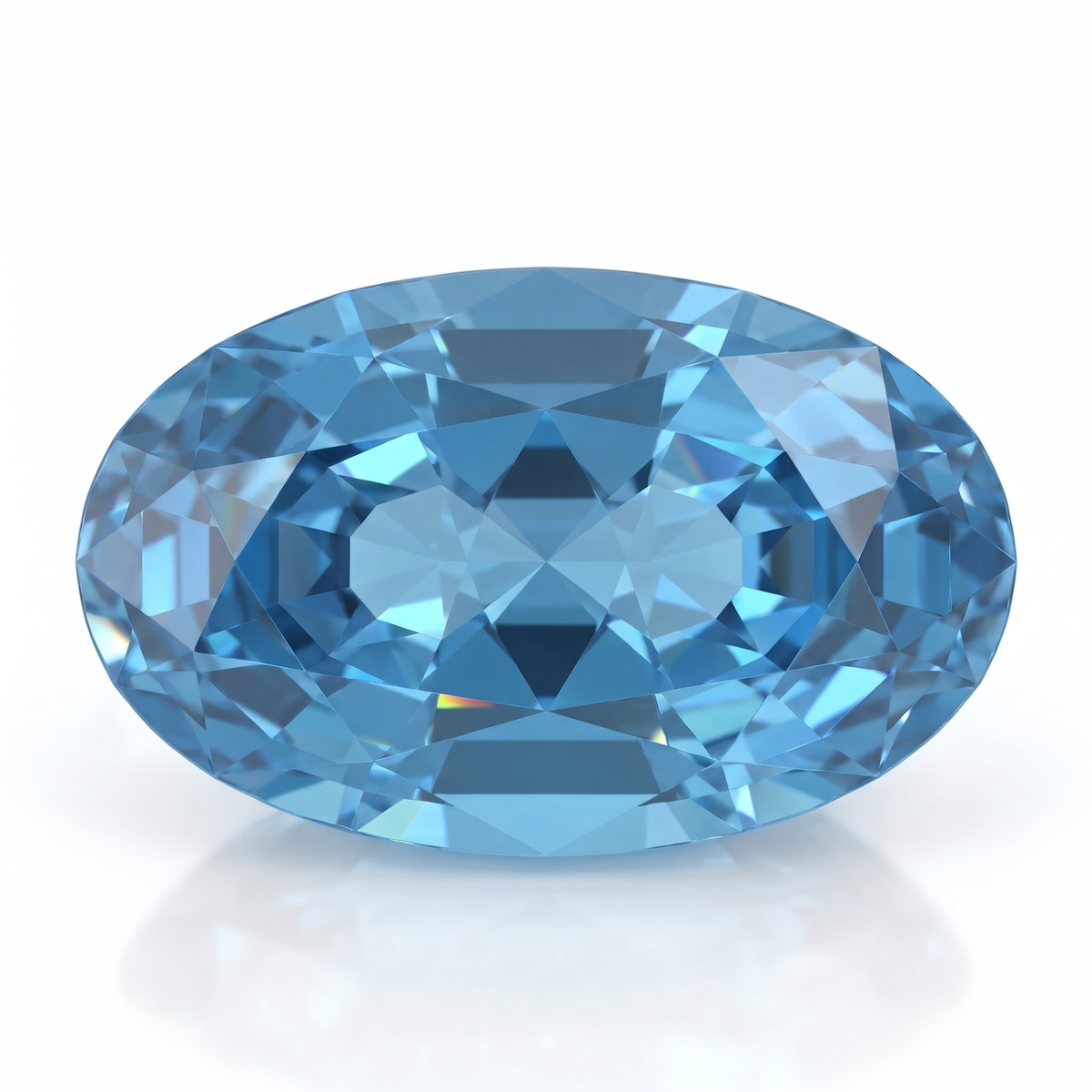 IGI Certified Laboratory Grown Blue Spinel | 6.02 Carat Oval Mixed Cut | Elegant Statement Gemstone Main image