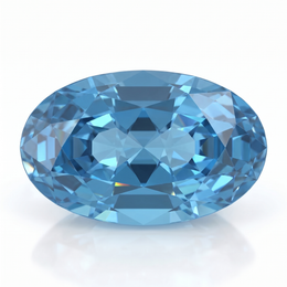 IGI Certified Laboratory Grown Blue Spinel | 6.02 Carat Oval Mixed Cut | Elegant Statement Gemstone