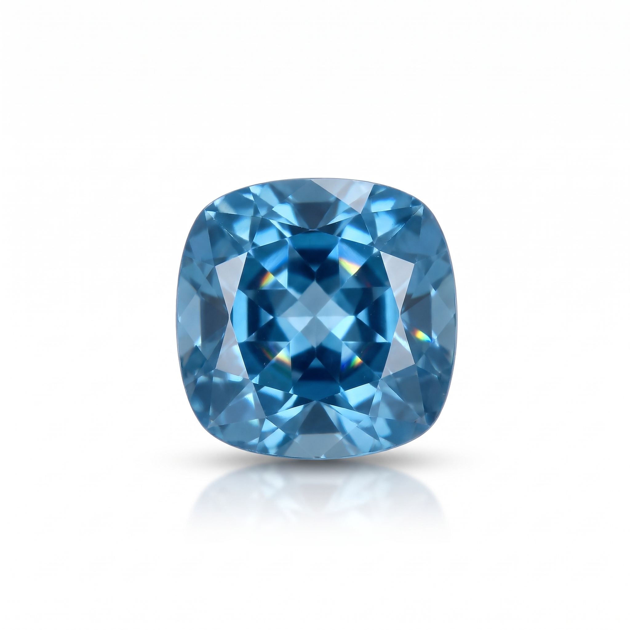 IGI Certified Laboratory Grown Blue Spinel | 5.79 Carat Square Cushion Mixed Cut | Luxury Gemstone Secondary image