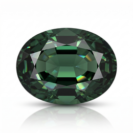 IGI Certified Laboratory Grown Green Spinel | 12.60 Carat Oval Mixed Cut | Luxury Statement Gemstone