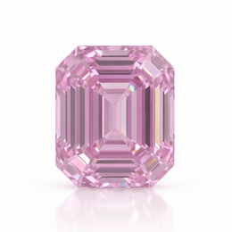 IGI Certified Laboratory Grown Purplish Pink Sapphire | 8.35 Carat Cut-Cornered Rectangular Cut | Ultra Luxury Gemstone