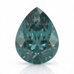 IGI Certified Laboratory Grown Green Spinel | 3.41 Carat Pear Cut | Elegant Unique Gemstone