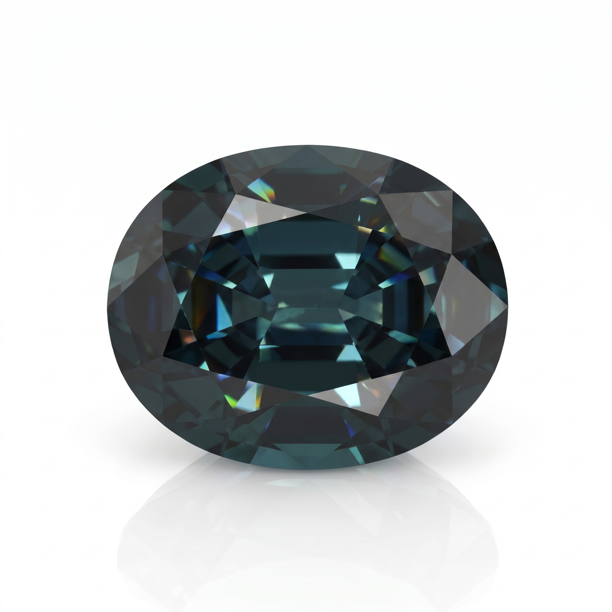 IGI Certified Laboratory Grown Color Change Spinel | 17.52 Carat Oval Cut | Collector Luxury Statement Gemstone Main image