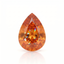 IGI Certified Laboratory Grown Orange Sapphire | 1.07 Carat Pear Cut | Elegant Fine Jewelry Gemstone